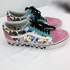 Disney x Vans Old Skool "Mickey‎ & Minnie Mouse Pop Art" Womans 8.5